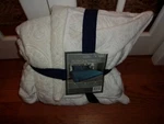 New Berkshire Blanket Plush Winter White 100% Polyester Full/queen Quilt Set 3PC. Fixed Price $56.39.