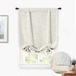 Driftaway Double Layer Linen Blackout Tie Up Curtains Thermal Insulated Fully.... Fixed Price $44.80.
