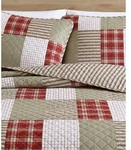 Eddie Bauer Full/queen 3 Pc Quilt Set Camano Island Plaid New. Fixed Price $75.00.
