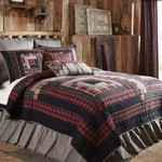Cumberland Hand Quilted Cotton Queen Plaid Rustic Lodge Cabin Vhc Brands. Fixed Price $136.75.