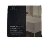 Clara Clark Queen Mattress Protector. Anti-bacterial, Hypoallergenic, Waterprot. Fixed Price $21.99.