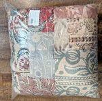 Pottery Barn Valentina Rosewood Patchwork Full Queen Quilt New. Fixed Price $209.99.