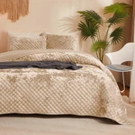 Wondnuga Luxury Soft Velvet Quilt Set Queen Size - Lightweight Bedding. Fixed Price $119.53.