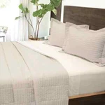 Jennifer Adams Home Codora 3 Piece Quilt Set, King, Beige (0956). Fixed Price $99.95.