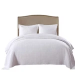 Marcielo 3 Piece 100% White Cotton Quilt Set Lightweight, Bedspread. Fixed Price $64.99.