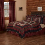 Vhc Cumberland Queen Quilt 90X90 Primitive Lodge/cabin. Fixed Price $159.95.