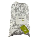 New The Company Store Kate Quilted King Sham Pewter Gray Floral 21" X 30". Fixed Price $26.36.