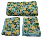 Vera Bradley Grove Queen Quilt 3PC Lemons Floral Bedding W/shams Standard. Fixed Price $110.00.