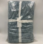 Pottery Barn Cocoon Cotton Voile Diamond Quilt Blue King Cal #Z1238. Fixed Price $339.40.