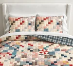 Pottery Barn Jamie Reversible Quilt, Full/queen. Fixed Price $157.00.