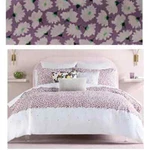 New Kate Spade York Floral Purple Carnation King Duvet Cover Set Bedding. Fixed Price $149.99.