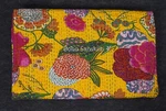 Cotton Indian Kantha Bedspread Fruit Print Boho Hippie Blankets Handamde Quilts. Fixed Price $57.63.
