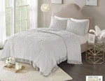 Madison Park Laetitia Medallio Gre Full/queen Coverlet Set. Fixed Price $49.00.