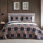 Eddie Bauer - Twin Quilt Set, Cotton Reversible Bedding With Matching Sham,. Fixed Price $70.49.