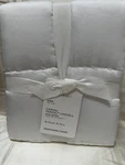 Pottery Barn Casual Tencel Lyocell King Pillow Sham White 36X20 New. Qty. Fixed Price $70.00.
