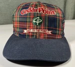 Cedar Point Hat Plaid Get To The Cp Collections Snapback Baseball Cap. Fixed Price $10.99.