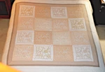 Queen Quilt Suite 109 Shabby Chic Cream Apricot Shades Of Beige 82" X 90". Fixed Price $22.99.