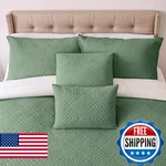 Clara Clark Quilts King Size - All Season Bedspread Coverlet Set, Pinsonic Weave. Fixed Price $87.57.