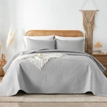 Davulos Quilt Bedding Set,light Grey Ultrasonic Full/queen Re.... Fixed Price $44.14.