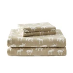 Eddie Bauer Sheet Set 4PC (3PC Twin Size) Flannel Deep Pockets Crisp. Fixed Price $39.99.