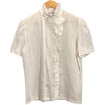 Vintage Dc Collections Blouse Cottagecore Victorian Ruffle Lace Eyelet White Top. Fixed Price $25.94.