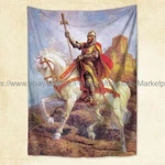 Bedspread Accent Spanish Classic Arte Mexicano Tapestry Cloth Poster. Fixed Price $20.29.
