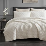 Donna Karan Home Ivory Meditate Linen Silk Quilt Queen Sz 96 X 90 New Free Ship. Fixed Price $250.00.