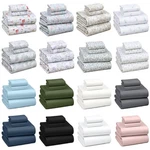 4 Piece 100% Cotton Set Deep Pocket 300 Thread Count Cozy Soft Bed. Fixed Price $57.99.