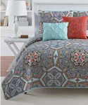 Vcny Home Yara Reversible 3-PC. Full/queen Quilt Set T4104024. Fixed Price $42.95.