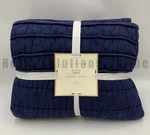 Pottery Barn Teen Rocker Stripe Cotton Quilt Navy Blue Twin #U1090B. Fixed Price $134.39.