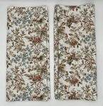 Laura Ashley Bramble Floral Set Of 2 King Pillow Shams Beige Persimmon Euc Plaid. Fixed Price $39.99.