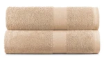 By Lora Cotton Bath Towel Sheet For Family, Set Of 2, Beige 2-PACK. Fixed Price $46.41.