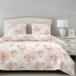 Colette Soft Blush Floral Rose Country Reversible Full/queen 3 Pc Quilt Set. Fixed Price $189.00.