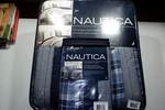 Nautica Home Adleson Collection 100% Cotton Reversible Twin Quilt - Sham Set. Fixed Price $99.00.
