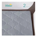 2 Pack Crib Mattress Protector White & Grey Biloban Waterproof Machine Washable. Fixed Price $14.99.