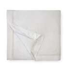 Sferra Finna Double Hemstitch Percale Queen Flat Sheet King Sham Set Ivory Italy. Fixed Price $449.00.
