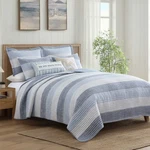 Sand Stripes Blue Full/queen Quilt - Levtex Home. Fixed Price $129.99.