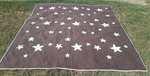 Rare Pottery Barn Kids Shining Star 2010 Queen Brown White Border Quilt 86 X. Fixed Price $105.00.