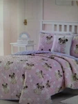 Twin Quilted Bedspread With Pug Unicorns. Fixed Price $25.00.