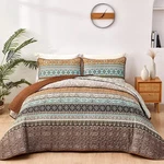 Wongs Boho Bedding Quilt Set Queen King Size All Season Bedspread For Bedroom. Fixed Price $57.26.