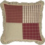 Vhc Brands Farmhouse Brick Red Patchwork Cotton Prairie Winds Bedding. Fixed Price $36.16.