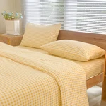 Nsnlgsgc Twin Comforter Yellow Gingham Bedding Sets Grid. Fixed Price $58.26.