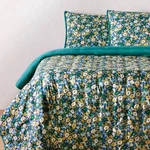 Opalhouse Jungalow Quilt Set Woven Floral Lightweight, Blue, Twin/twinxl. Fixed Price $19.99.