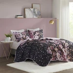 Intelligent Design Gabriella 3-PIECE Full/queen Coverlet Set Black. Fixed Price $43.88.
