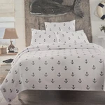 Lamont Home Anchors Navy Blue White Matelasse Twin Coverlet Quilt New. Fixed Price $109.95.