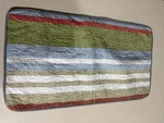 Eddie Bauer Pillow Sham King Striped Quilted. Fixed Price $25.00.