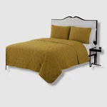 Vcny Home Yellow Kaleidoscope 3-PIECE Gold Geometric Quilt Set Full/queen. Fixed Price $26.99.
