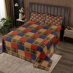 Manfei Dog Paw Bedspread Twin Size, Animal Footprint Coverlet Set 2PCS .... Fixed Price $74.03.