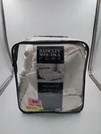 New Badgley Mischka Home Full/queen Cotton Sateen 3 Pc Quilt Set (#K4-A4). Fixed Price $94.99.