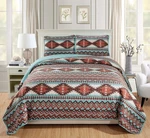 Rugs 4 Less Rustic Southwestern Quilt Stitched Bedspread Bedding Set Wit. Fixed Price $59.16.
